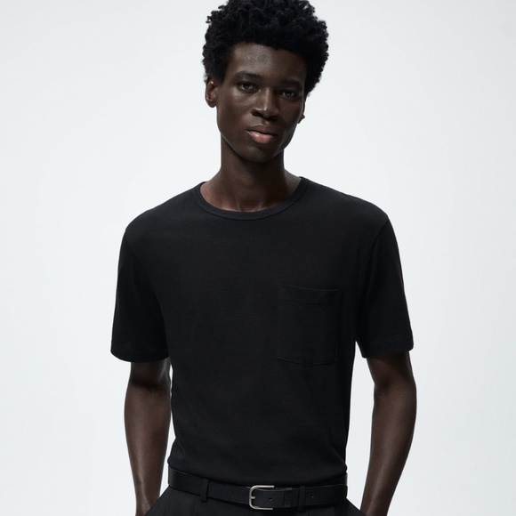 Zara POCKET T-SHIRT - Picture 2 of 7
